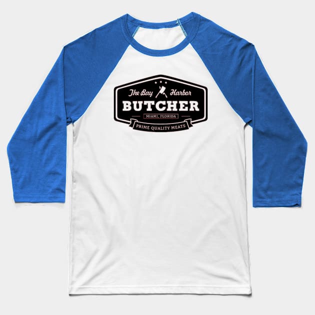 Dexter The Bay Harbor Butcher Baseball T-Shirt by  bullfarm